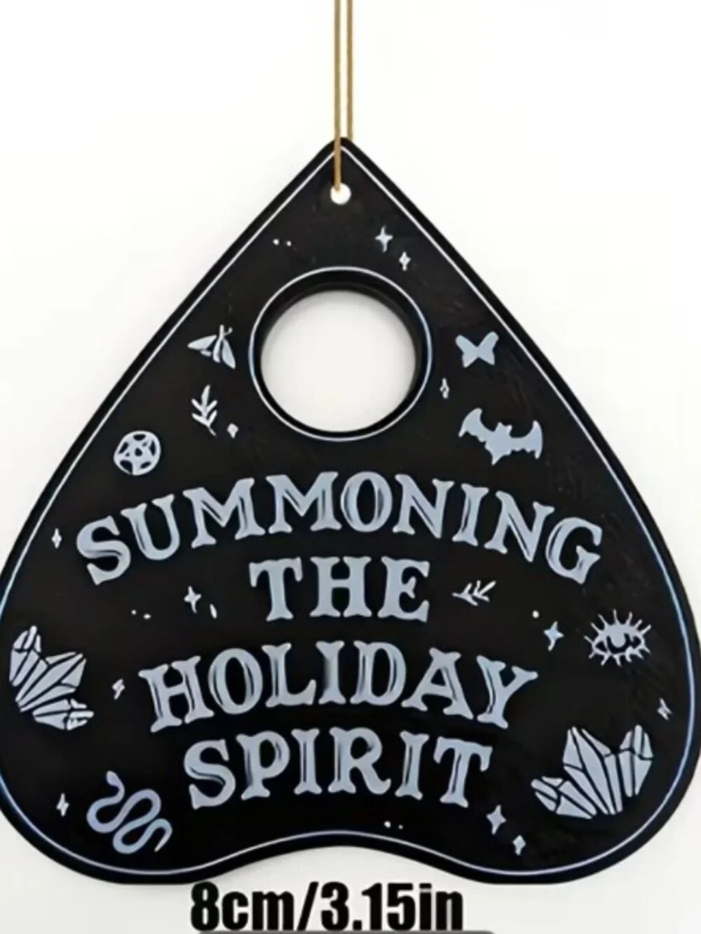 Spirit Pendulum Board Decor Wood Hanging Ornament Divination Board New